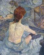 toulouse-lautrec, La Toilette, early painting